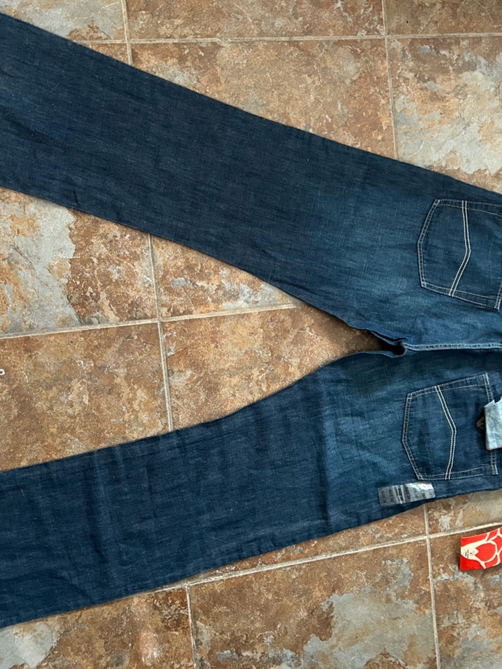 Armani Jeans Dark Indigo Denim NEW High Quality Linen Waist 38